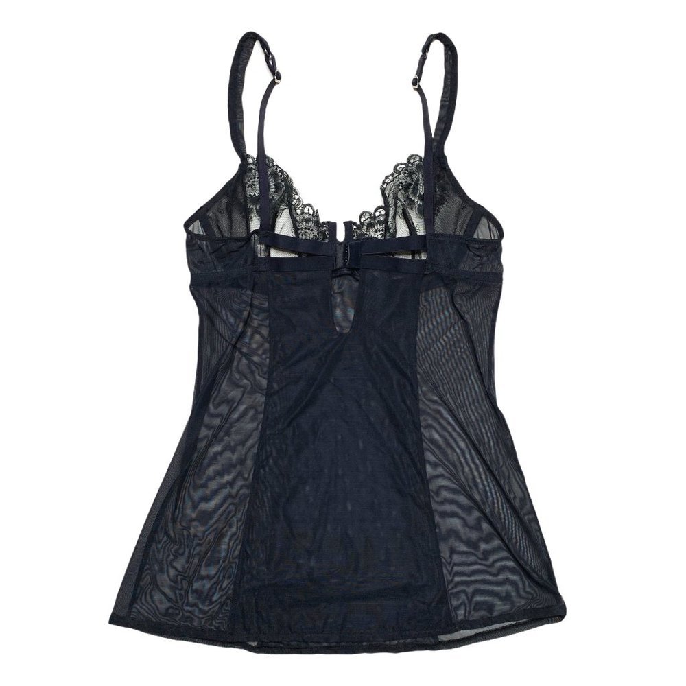 Vintage victoria's secret black sheer lace cami - Picture 4 of 7